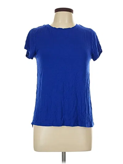 Pre-owned Cable & Gauge Short Sleeve T-shirt In Blue