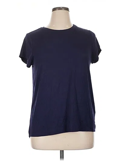 Pre-owned Cable & Gauge Short Sleeve T-shirt In Blue