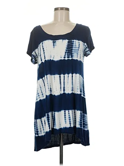 Pre-owned Cable & Gauge Short Sleeve T-shirt In Blue