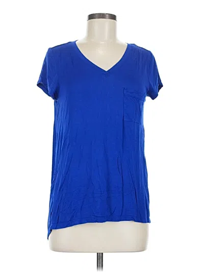 Pre-owned Cable & Gauge Short Sleeve T-shirt In Blue