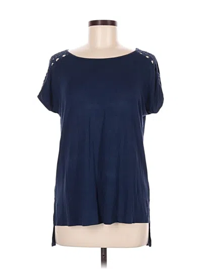 Pre-owned Cable & Gauge Short Sleeve T-shirt In Blue