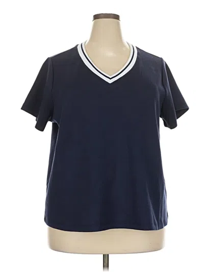 Pre-owned Cable & Gauge Short Sleeve T-shirt In Blue