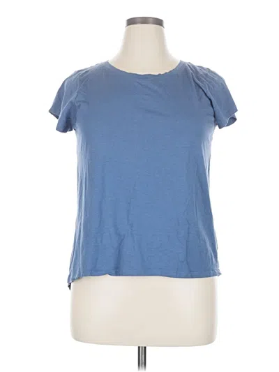 Pre-owned Cable & Gauge Short Sleeve T-shirt In Blue