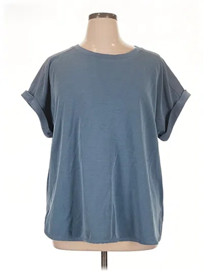 Pre-owned Cable & Gauge Short Sleeve T-shirt In Blue