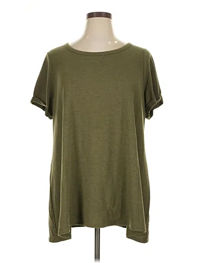 Pre-owned Cable & Gauge Short Sleeve T-shirt In Green