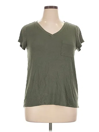 Pre-owned Cable & Gauge Short Sleeve T-shirt In Green
