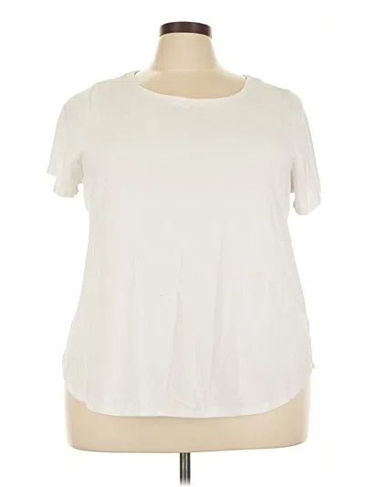 Pre-owned Cable & Gauge Short Sleeve T-shirt In Ivory