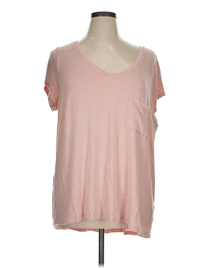 Pre-owned Cable & Gauge Short Sleeve T-shirt In Pink