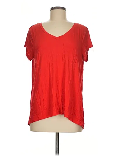 Pre-owned Cable & Gauge Short Sleeve T-shirt In Red