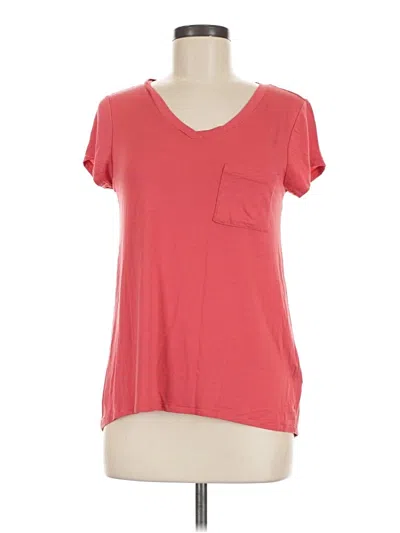 Pre-owned Cable & Gauge Short Sleeve T-shirt In Red