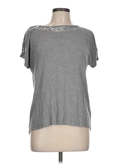 Pre-owned Cable & Gauge Short Sleeve T-shirt In Silver