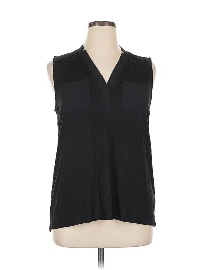 Pre-owned Cable & Gauge Sleeveless Blouse In Black
