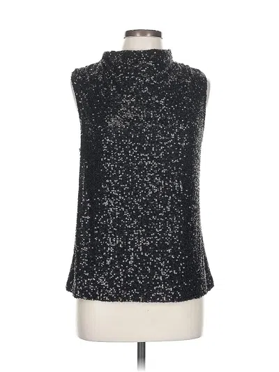 Pre-owned Cable & Gauge Sleeveless Blouse In Black