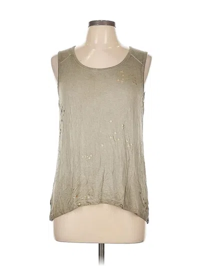 Pre-owned Cable & Gauge Sleeveless T-shirt In Gray