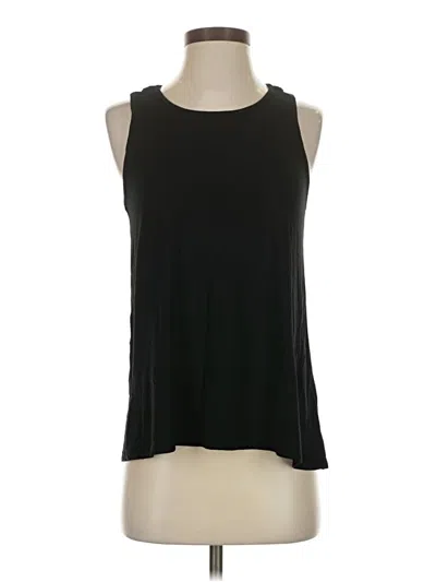 Pre-owned Cable & Gauge Sleeveless Top Black Halter Neckline Tops
