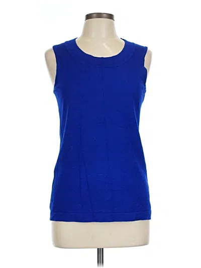 Pre-owned Cable & Gauge Sleeveless T-shirt In Blue