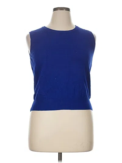 Pre-owned Cable & Gauge Sleeveless T-shirt In Blue