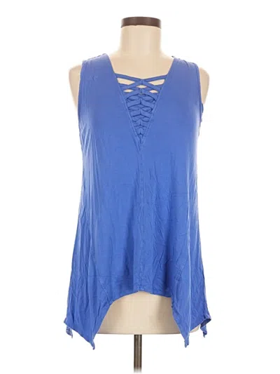 Pre-owned Cable & Gauge Sleeveless T-shirt In Blue
