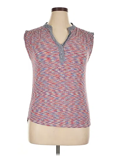 Pre-owned Cable & Gauge Sleeveless T-shirt In Pink