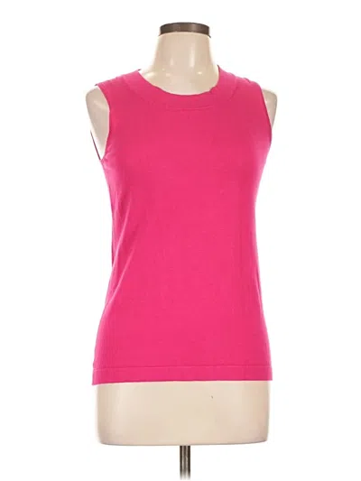 Pre-owned Cable & Gauge Sleeveless T-shirt In Pink