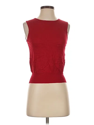 Pre-owned Cable & Gauge Sleeveless T-shirt In Red