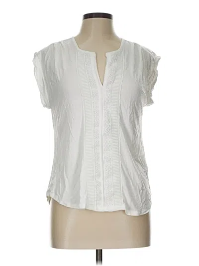 Pre-owned Cable & Gauge Sleeveless T-shirt In White