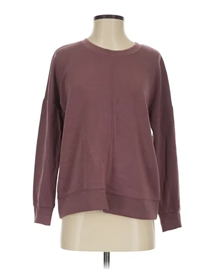 Pre-owned Cable & Gauge Sweatshirt In Burgundy
