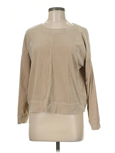 Pre-owned Cable & Gauge Sweatshirt In Tan