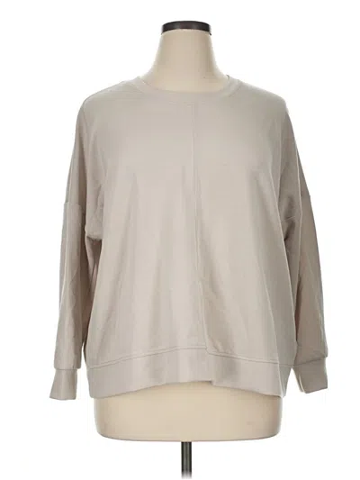 Pre-owned Cable & Gauge Sweatshirt In Tan
