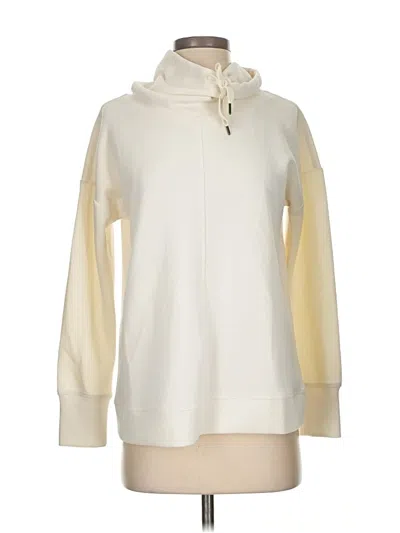 Pre-owned Cable & Gauge Sweatshirt In White