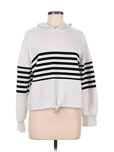 Pre-owned Cable & Gauge Sweatshirt In White