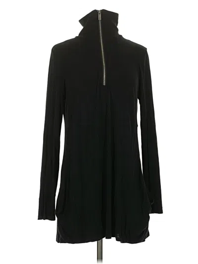 Pre-owned Cable & Gauge Turtleneck Sweater In Black