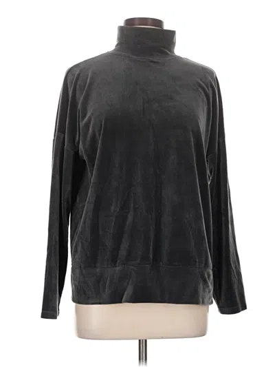 Pre-owned Cable & Gauge Turtleneck Sweater In Black