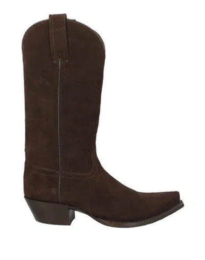 Caborca Woman Boot Dark Brown Size 8 Cow Leather