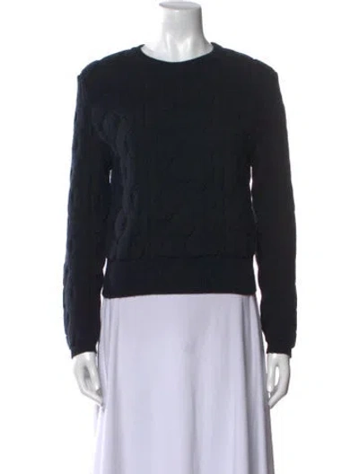 Pre-owned Cacharel Crew Neck Sweater In Black