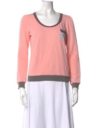 Pre-owned Cacharel Crew Neck Sweater In Pink