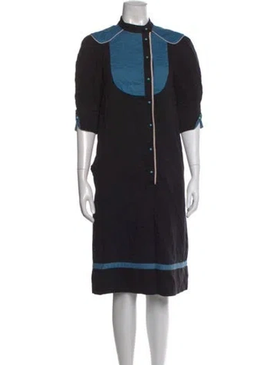 Pre-owned Cacharel Knee-length Dress In Black