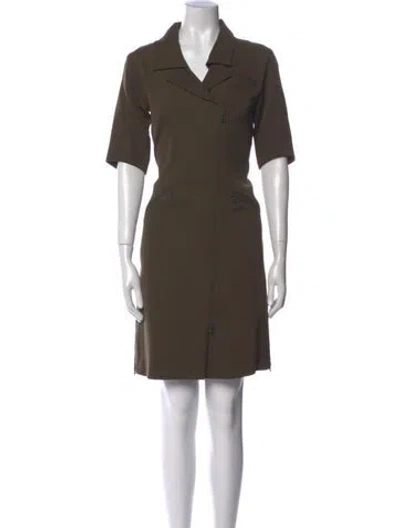 Pre-owned Cacharel Knee-length Dress In Green