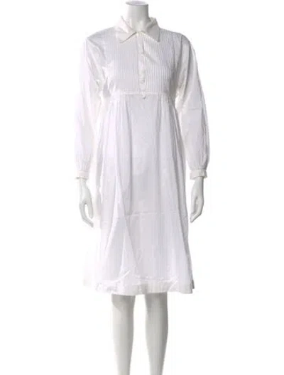Pre-owned Cacharel Knee-length Dress In White