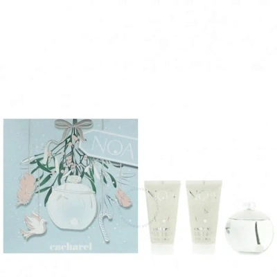 Cacharel Ladies Noa Gift Set Fragrances 3614273224857 In Peach / White