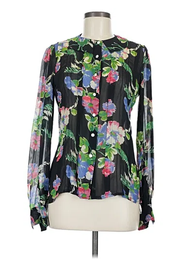 Pre-owned Cacharel Long Sleeve Blouse In Black