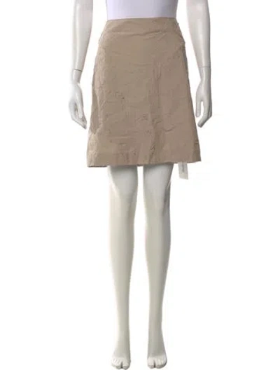 Pre-owned Cacharel Mini Skirt In Neutral