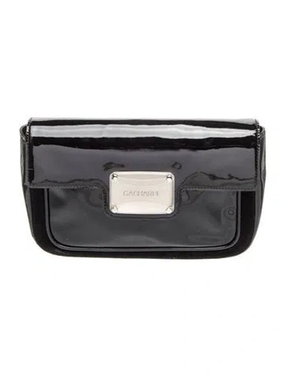 Pre-owned Cacharel Patent Leather Clutch In Black