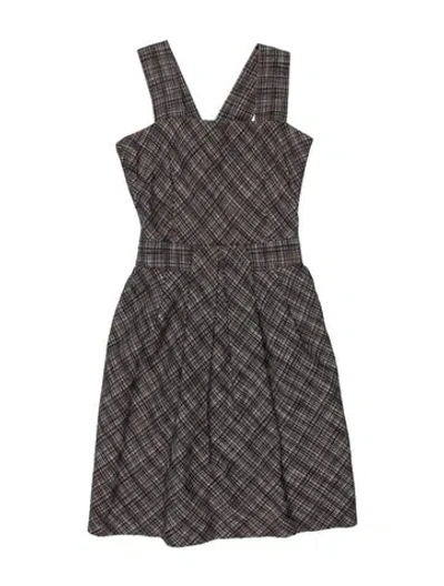 Pre-owned Cacharel Polka Dot Print Mini Dress In Black