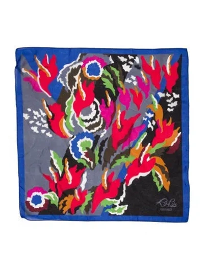 Pre-owned Cacharel Printed Scarf In Blue