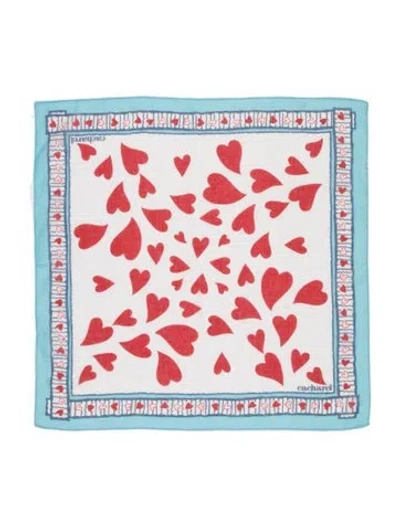 Pre-owned Cacharel Printed Scarf In White