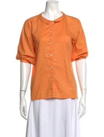 Pre-owned Cacharel Short Sleeve Top In Orange