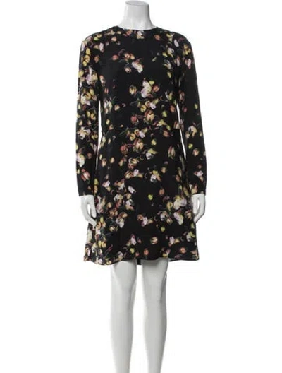 Pre-owned Cacharel Silk Knee-length Dress In Multi