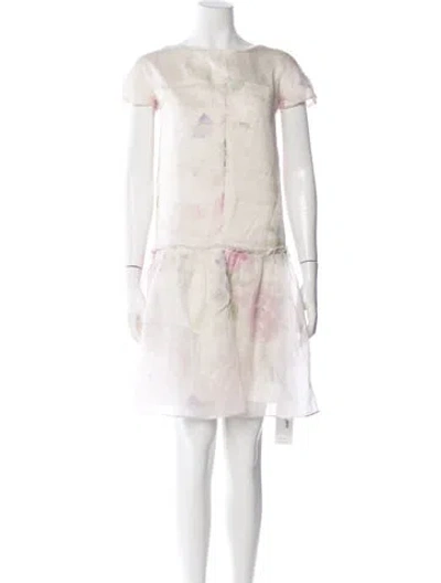 Pre-owned Cacharel Silk Mini Dress In Pink