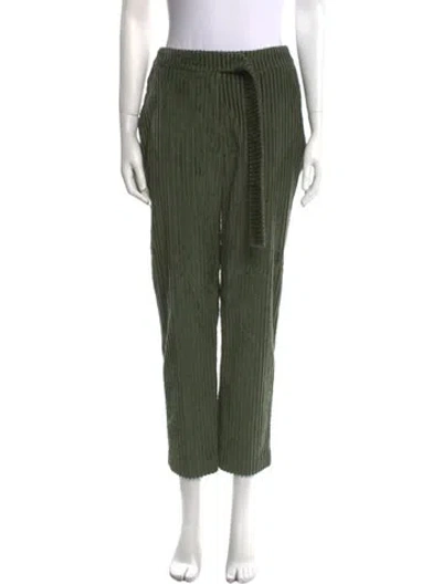Pre-owned Cacharel Straight Leg Pants In Green
